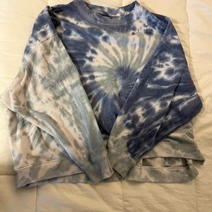 American eagle tie dye crewneck